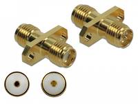 RP-SMA (v) - SMA (v) inbouw adapter - 50 Ohm / 10 GHz-2