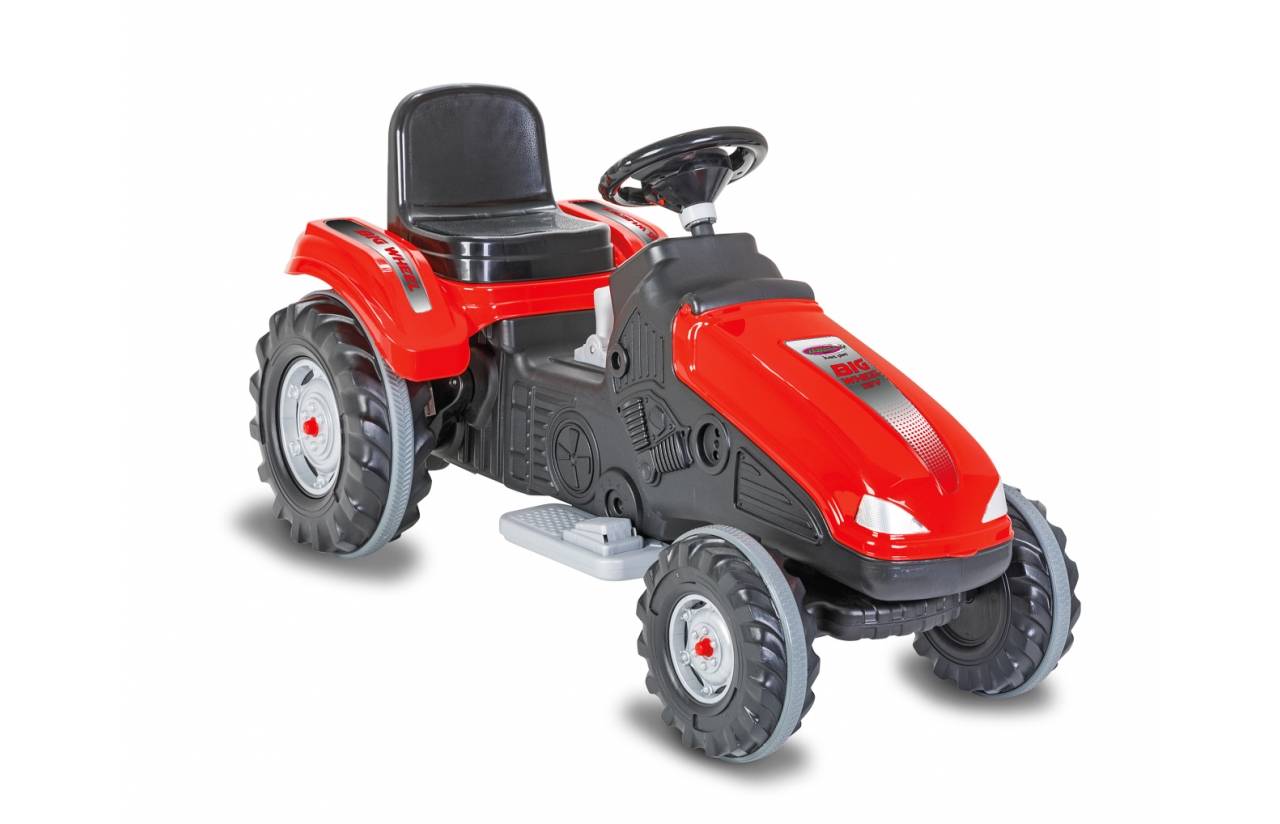 Jamara Ride-on Tractor Big Wheel 12V rood 3+-1