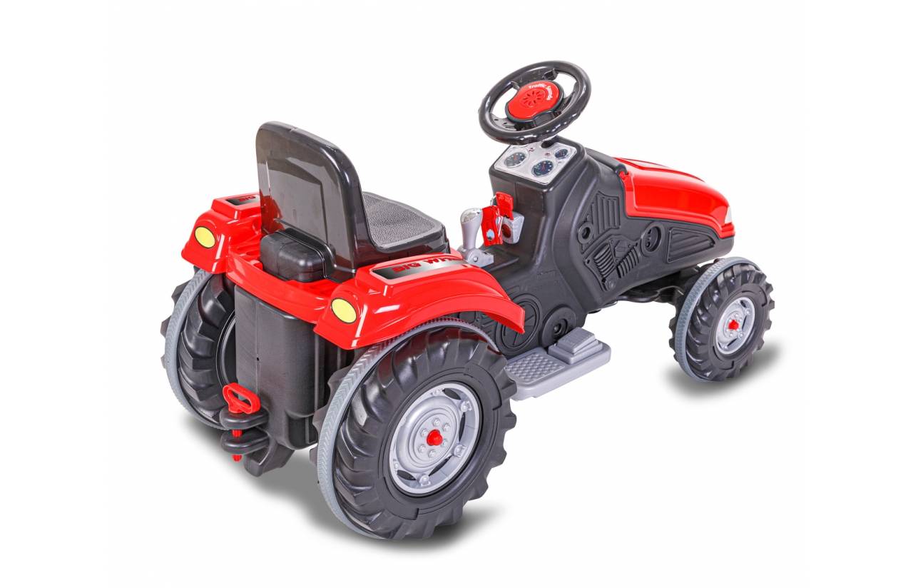 Jamara Ride-on Tractor Big Wheel 12V rood 3+-2