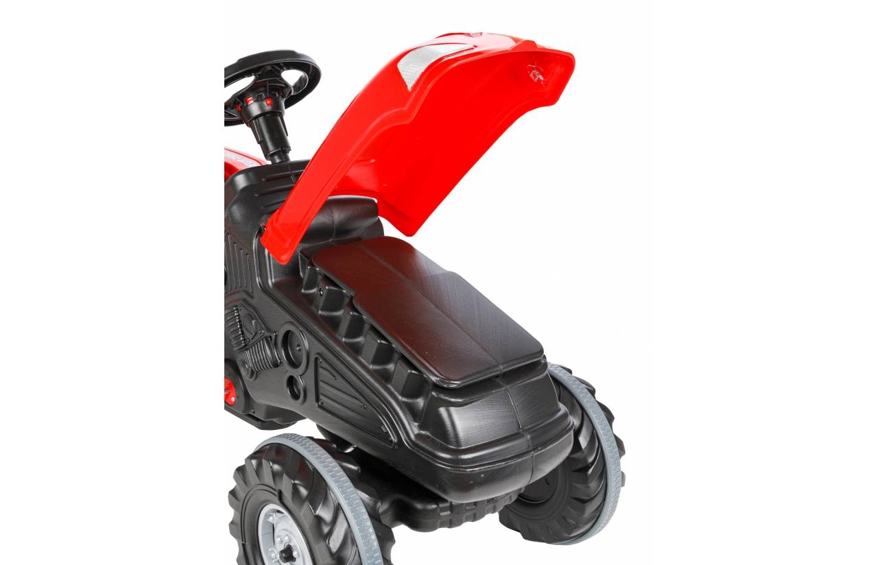 Jamara Ride-on Tractor Big Wheel 12V rood 3+-3