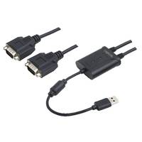 LOGILINK AU0031 Converter; USB 2.0; D-Sub 9pin stekker x2,USB-A-stekker - 1 stuk-4