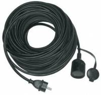 REV 0065109 Stroom Verlengkabel 16 A Zwart 10.00 m H05RR-F 3G 1,5 mm² Waterbestendig-2