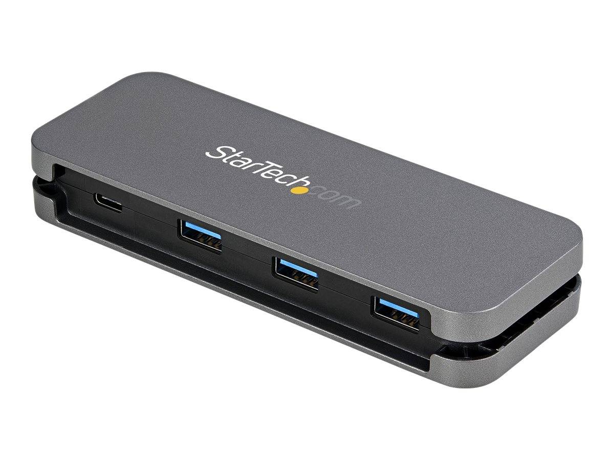 4 Port USB-C Hub - 3x USB-A/1x USB-C - 5Gbps USB 3.0 Type-C Hub (3.2/3.1 Gen 1) - Mini USB-C Adapter Hub - 28.5cm Kabel-1