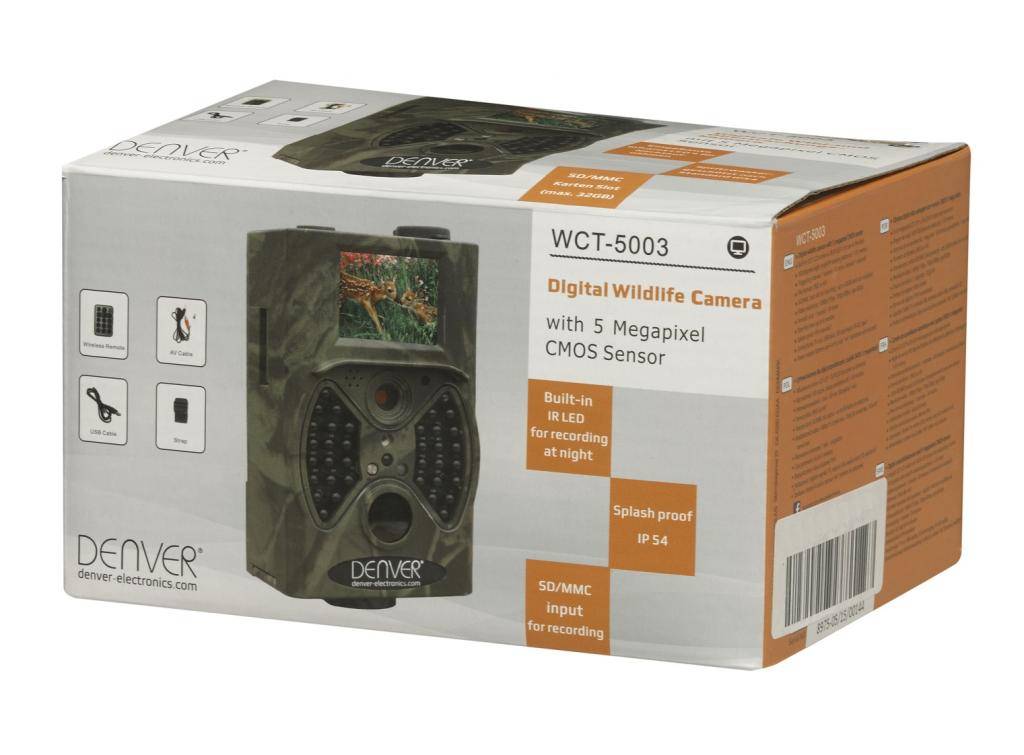 Denver WCT-5003 Wildcamera 5 Mpix Geluidsopnames, Afstandsbediening Camouflage-2