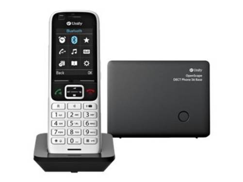 Unify OpenScape DECT Telefoon S6 Basis Draadloze Telefoon met Bluetooth - Zwart