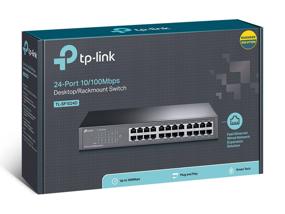 TP-Link TL-SF1024D-snelle Ethernet (10/100) -rackassemblage-3