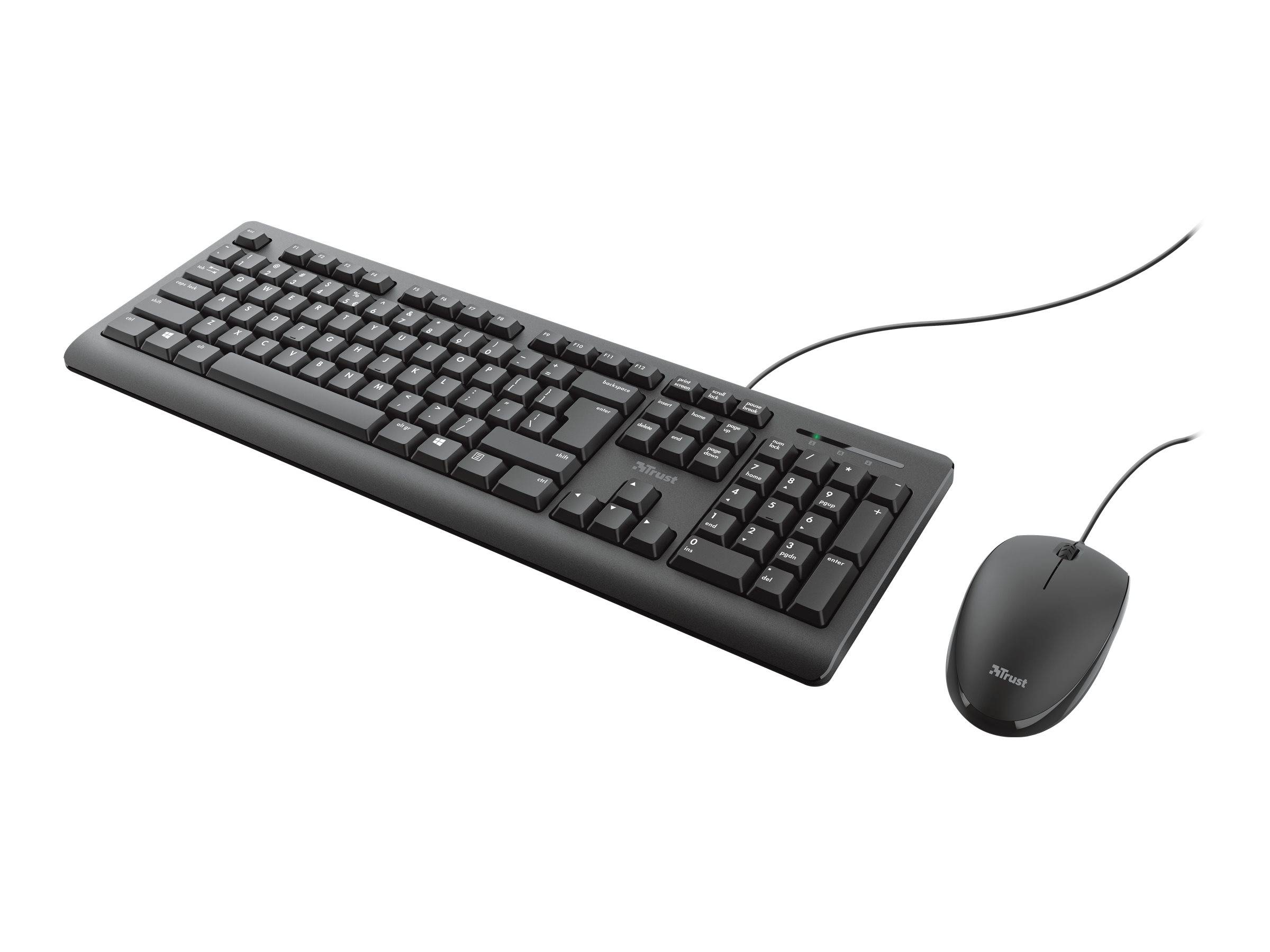 Trust Primo Tastatur USB QWERTZ Deutsch Schwarz (23973)-1