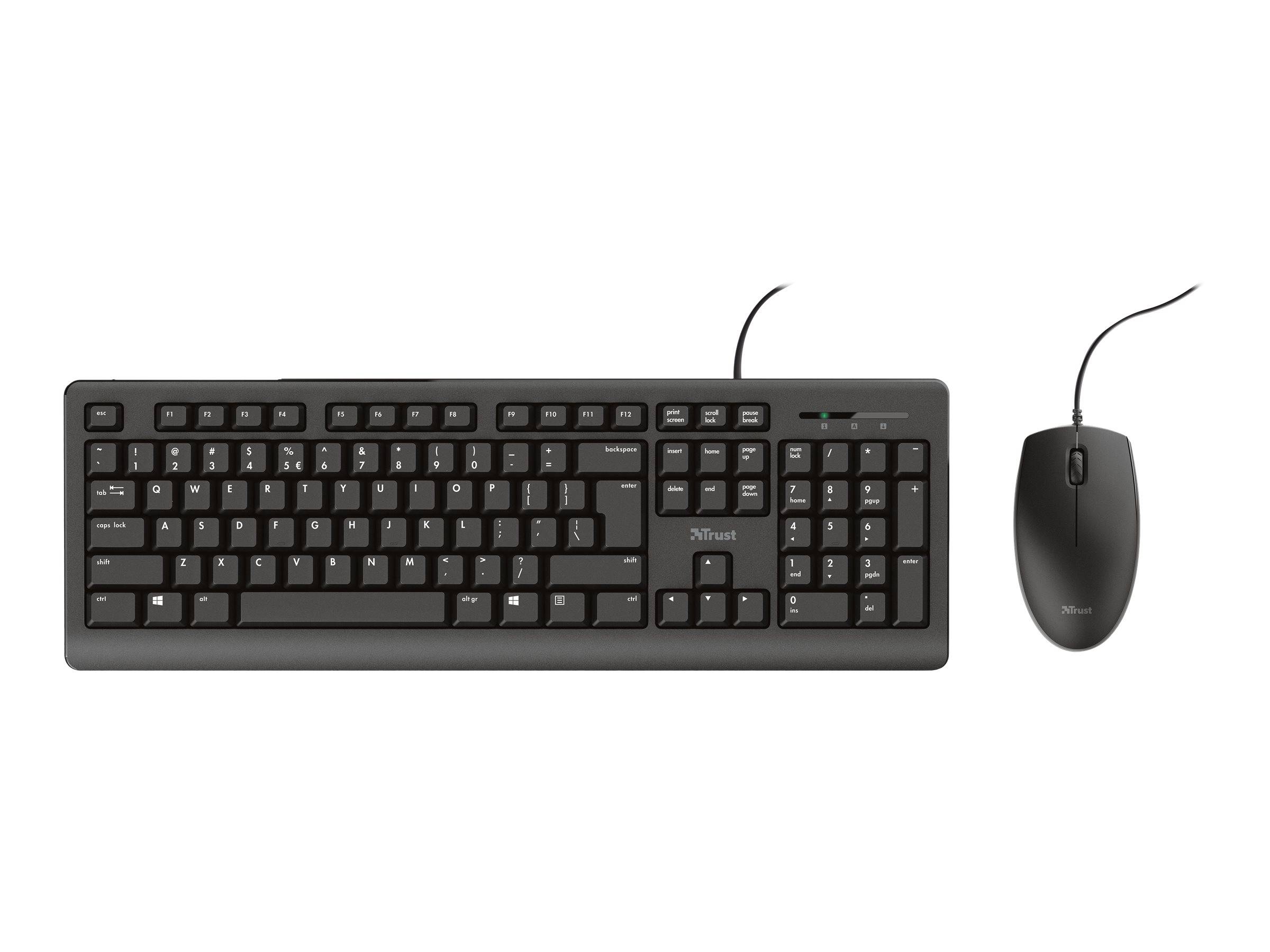 Trust Primo Tastatur USB QWERTZ Deutsch Schwarz (23973)-2