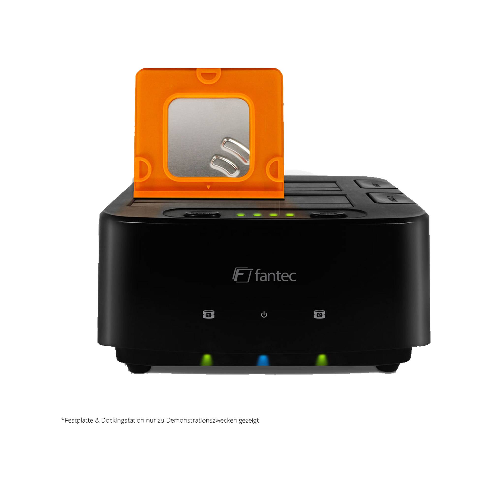 FANTEC ALU-25U31 zilverkleurige 2,5" USB 3.1 Type C aluminium-3