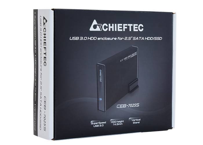 Chieftec CEB-7025S - Speichergehäuse - 2.5" (6,4 cm) - SATA 6Gb/s - USB3.0 (CEB-7025S)-4