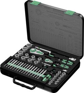 Conrad Wera 8100 SA/SC 2 Zyklop 05160785001 Dopsleutelset Metrisch 1/4" (6.3 mm), 1/2" (12.5 mm) 43-delig aanbieding