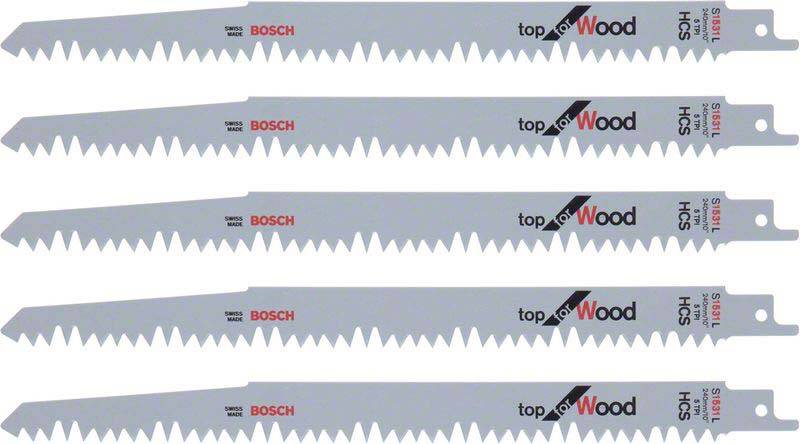 Bosch Power Tools Top for Wood, 5er-Pack 26086506