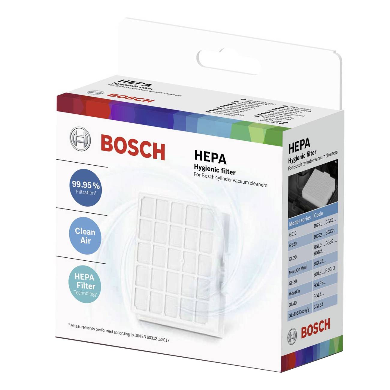 Bosch SDA HEPA-Filter BBZ156HF-1