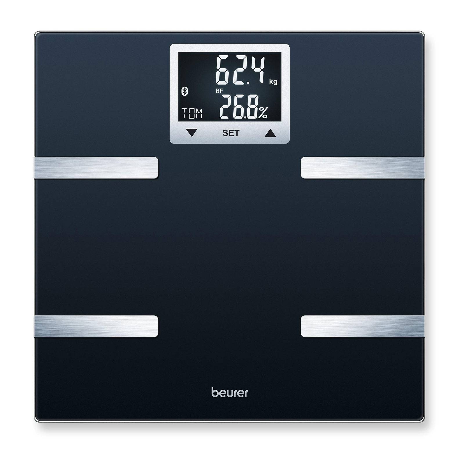Beurer BF 720 Diagnostische Weegschaal - Capaciteit 180 kg - Bluetooth - Zwart LCD Display-0