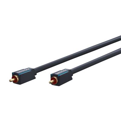 Clicktronic Cinch-Kabel, mono Premium-Kabel | 1x Cinch-Stecker  1x Cinch-Stecker | 0,5 m | OFC-Innenleiter 0.5 m