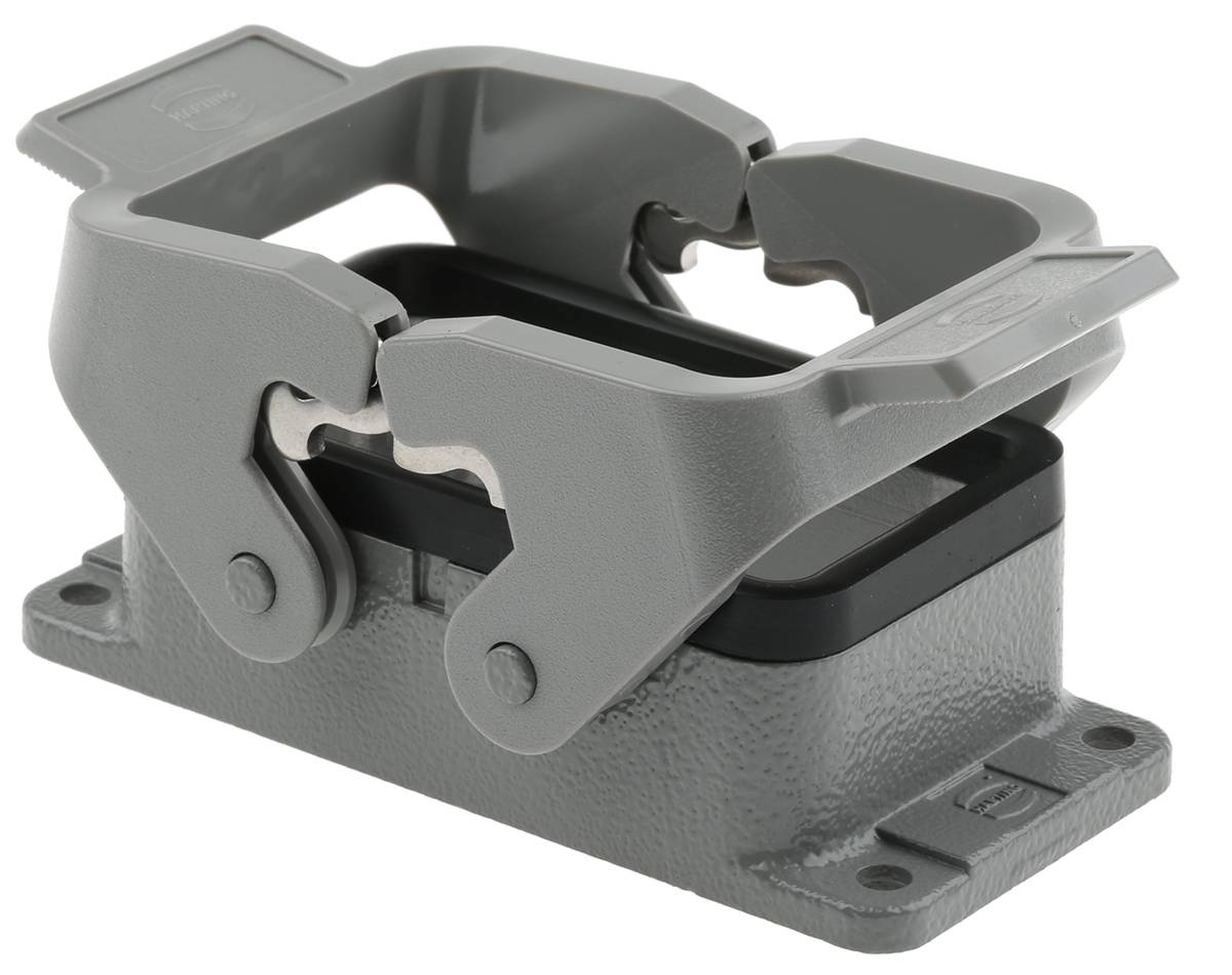 Harting Anbaugehäuse 09300100301 – IP65, Aluminium, Easy Lock Bügel