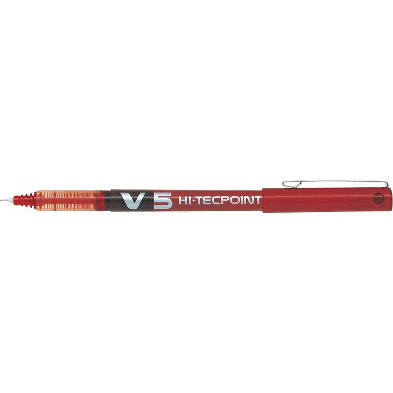 Rollerpen PILOT Hi-Tecpoint V5 rood 0.3mm