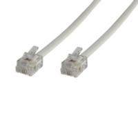 Modulair Recht RJ12 6C6P 10m Wit-0