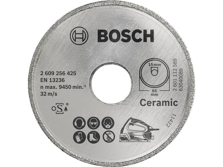 Diamant-doorslijpschijf Bosch 2609256425 Diameter 65 mm Binnendiameter