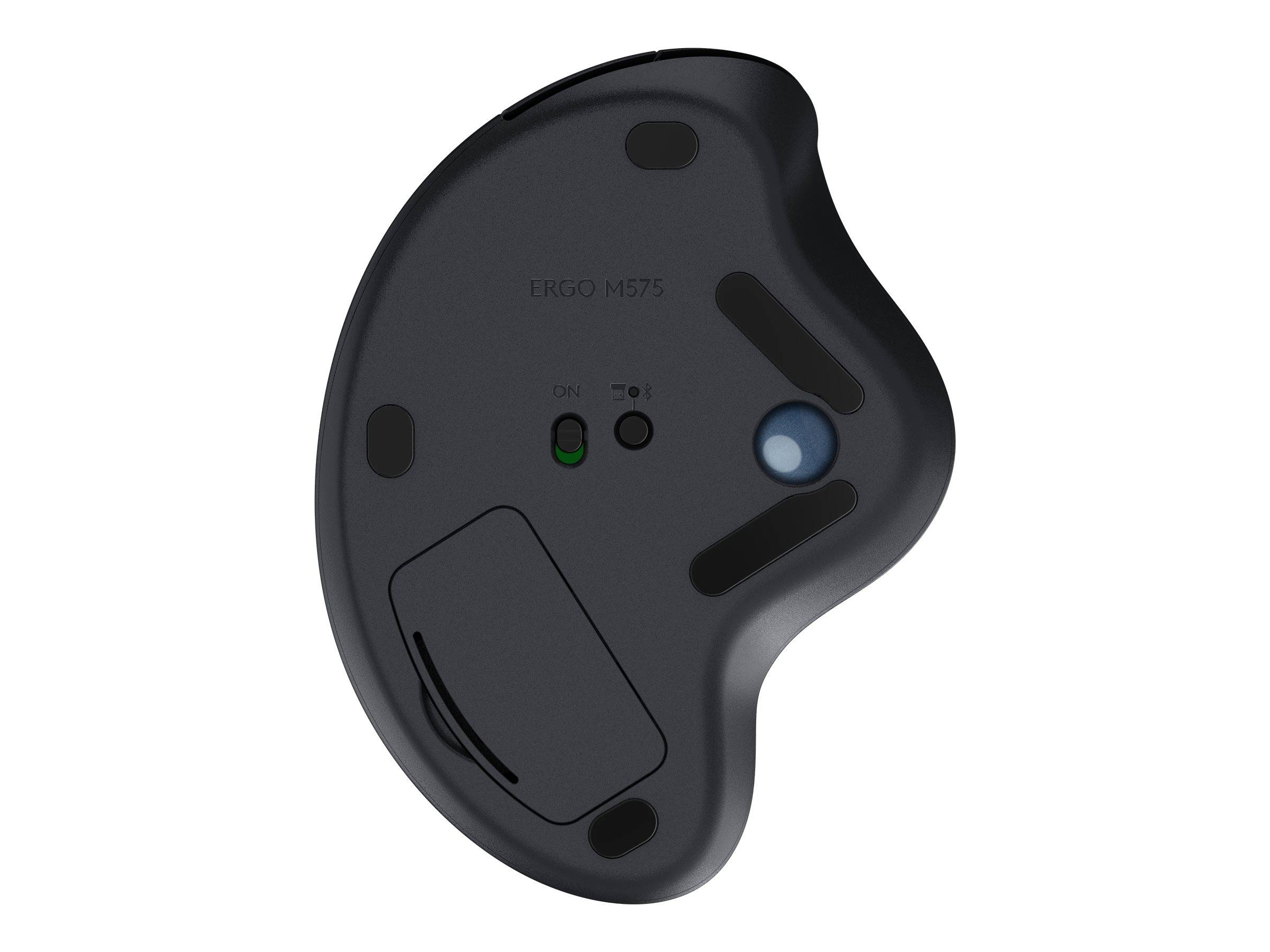 Logitech ERGO M575 for Business - Trackball - Für Rechtshänder - optisch - 5 Tasten - kabellos - Bluetooth - Logitech L-1