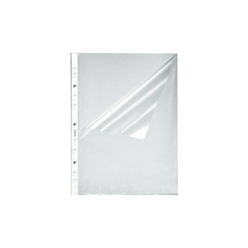 Herlitz brochurehoes A4 PP standaard 100 stuks gekorrelde top + se-0