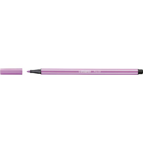 Stabilo 4006381509848  Stabilo -  Pen 68, premium viltstift, licht lila, per stuk