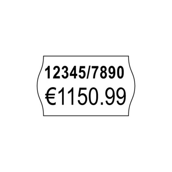 Avery PLR1626 Verwijderbare Lijm Etiketten, Wit, 26 x 16 mm, 12000 Labels (10 Rollen x 1200)
