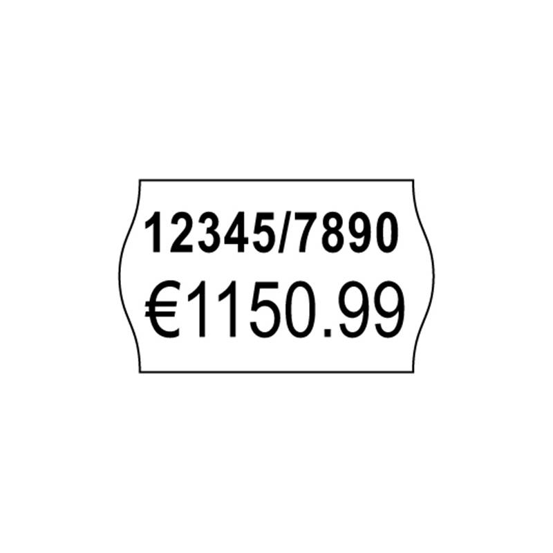 Avery PLR1626 Verwijderbare Lijm Etiketten, Wit, 26 x 16 mm, 12000 Labels (10 Rollen x 1200)-0