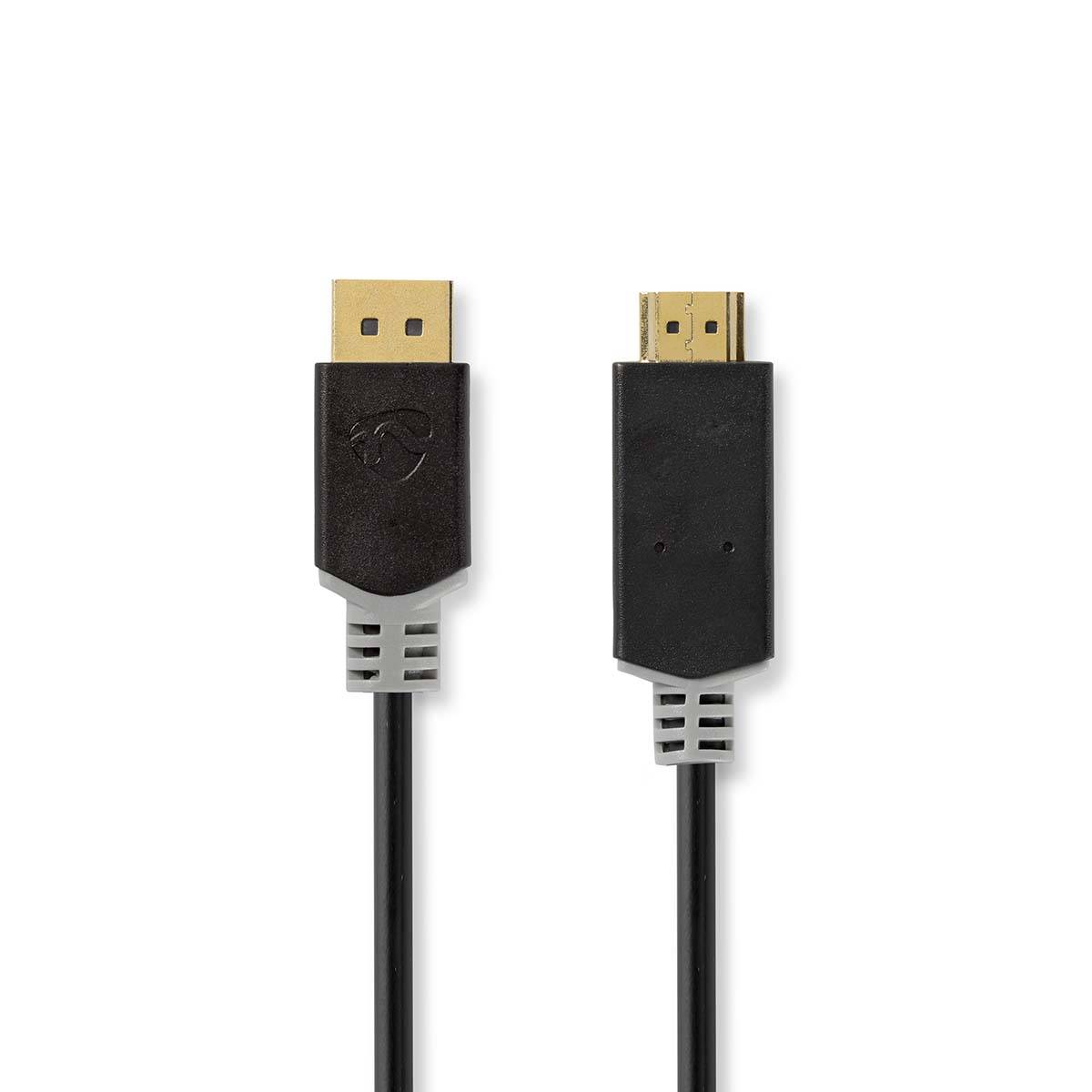 Nedis DisplayPort naar HDMI kabel - DP 1.2 / HDMI 1.4 (4K 30Hz) / zwart - 1 meter-1