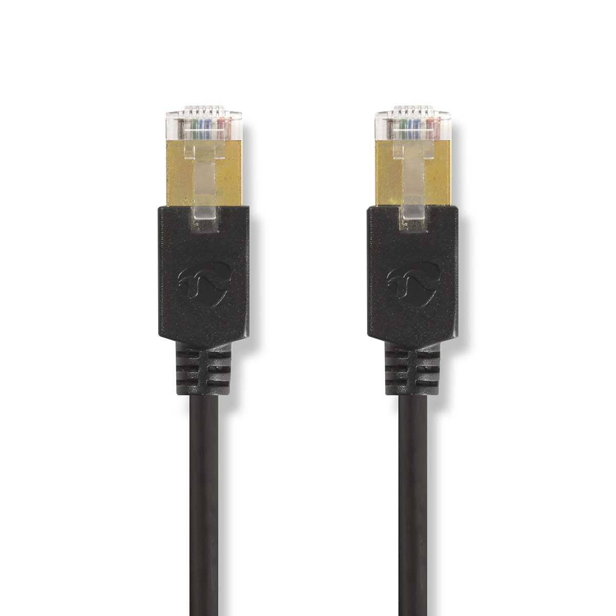 Nedis premium F/UTP CAT6 Gigabit netwerkkabel / zwart - LSZH - 2 meter-1