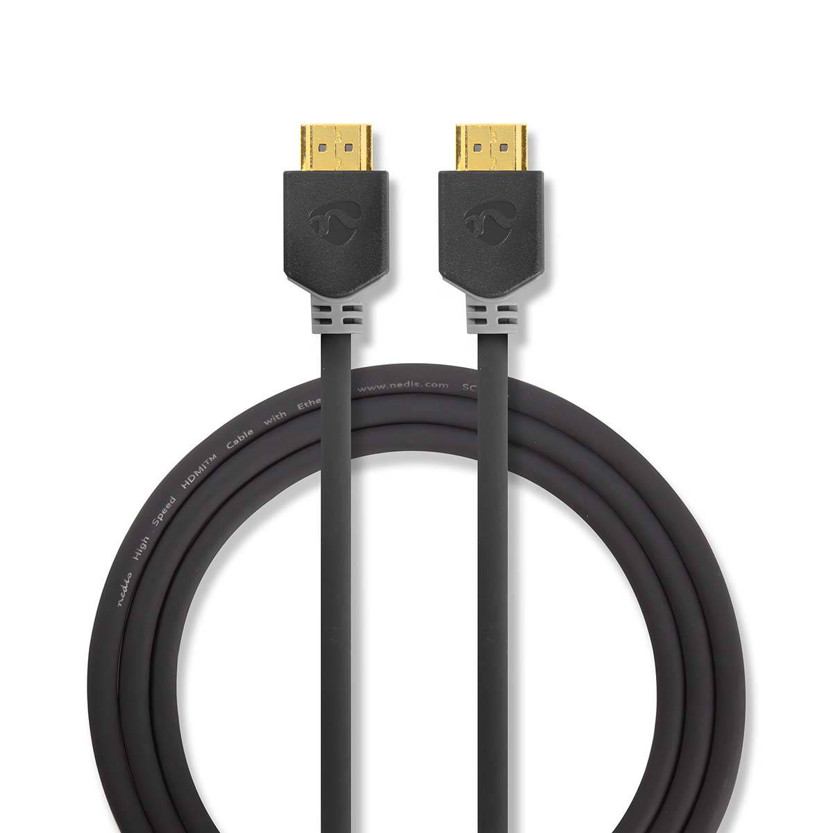 Nedis HDMI kabel - HDMI2.0 (4K 60Hz + HDR) / zwart - 0,50 meter-2