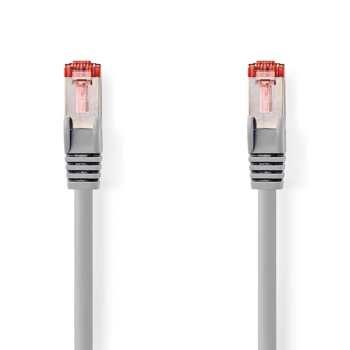 Nedis SFTP CAT6 netwerkkabel | grijs | LSZH | 1 meter-1