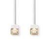 Nedis premium S/FTP CAT6 Gigabit netwerkkabel / wit - LSZH - 5 meter