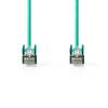 CAT5e Netwerkkabel | SF/UTP | RJ45 Male | RJ45 Male | 3.00 m | Rond | PVC | Groen | Polybag