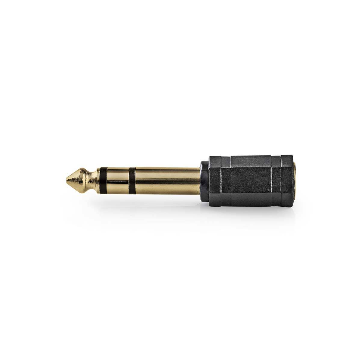 Nedis 6,35mm Jack (m) - 3,5mm Jack (v) stereo audio adapter / verguld-0