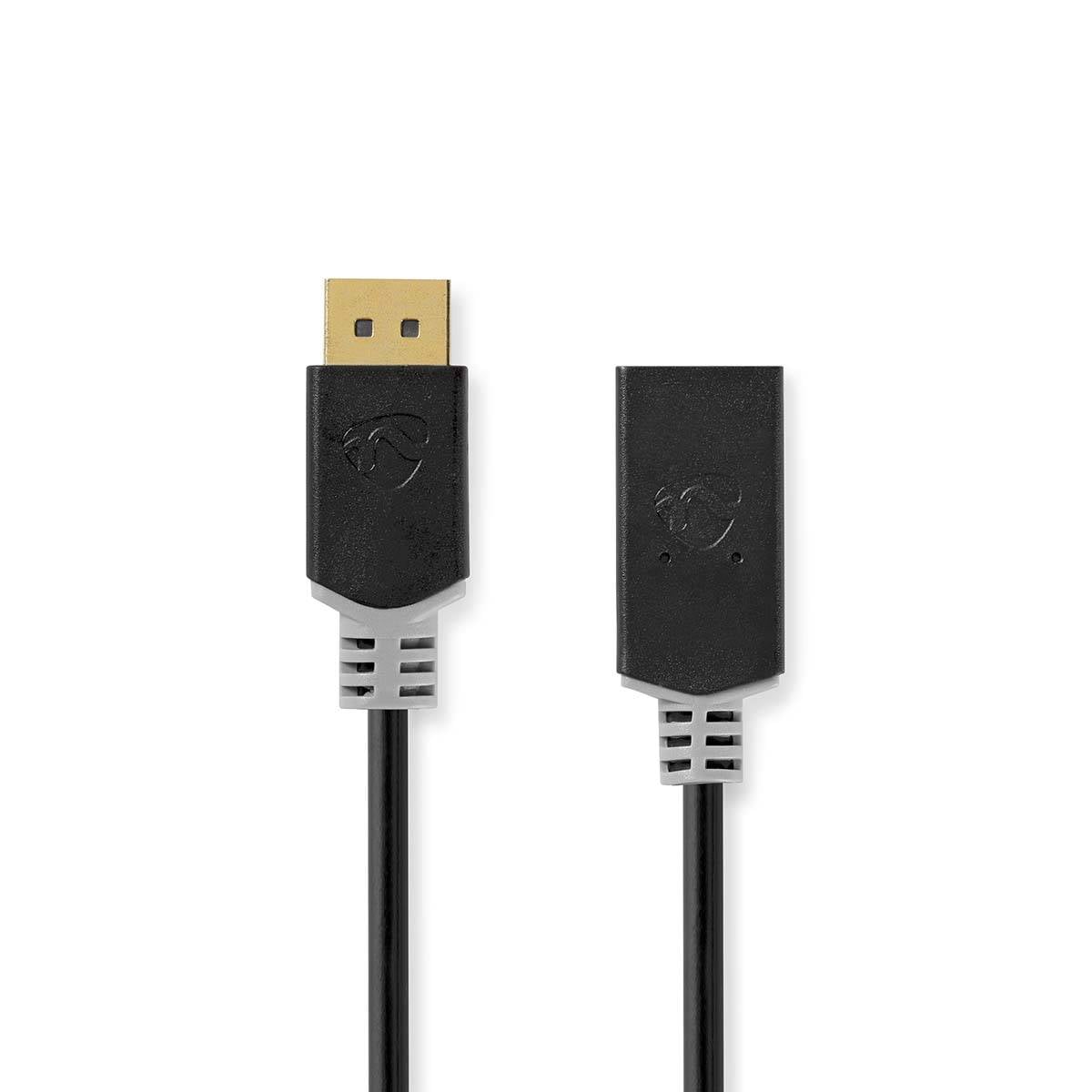 Nedis DisplayPort naar HDMI adapter - DP 1.2 / HDMI 1.4 (4K 30Hz) / zwart - 0,20 meter-1