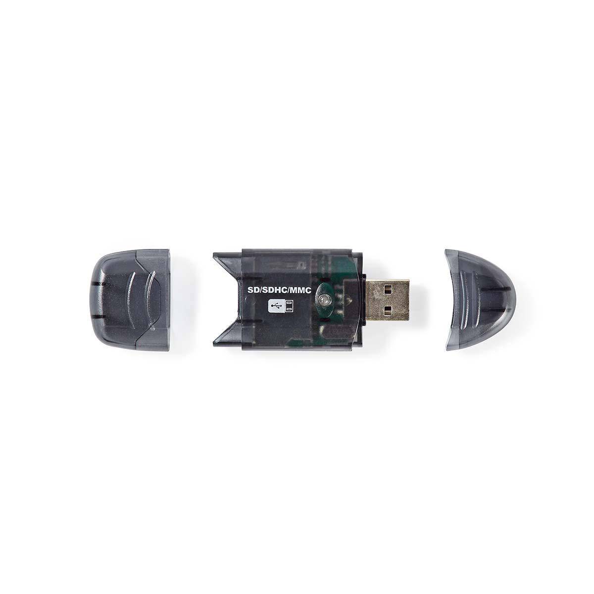 Nedis USB Cardreader met USB-A connector en 1 kaartsleuf - voor SD/MMC - USB2.0-1