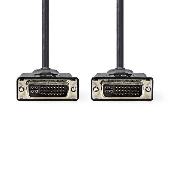 DVI-I Dual Link monitor kabel / zwart - 2 meter