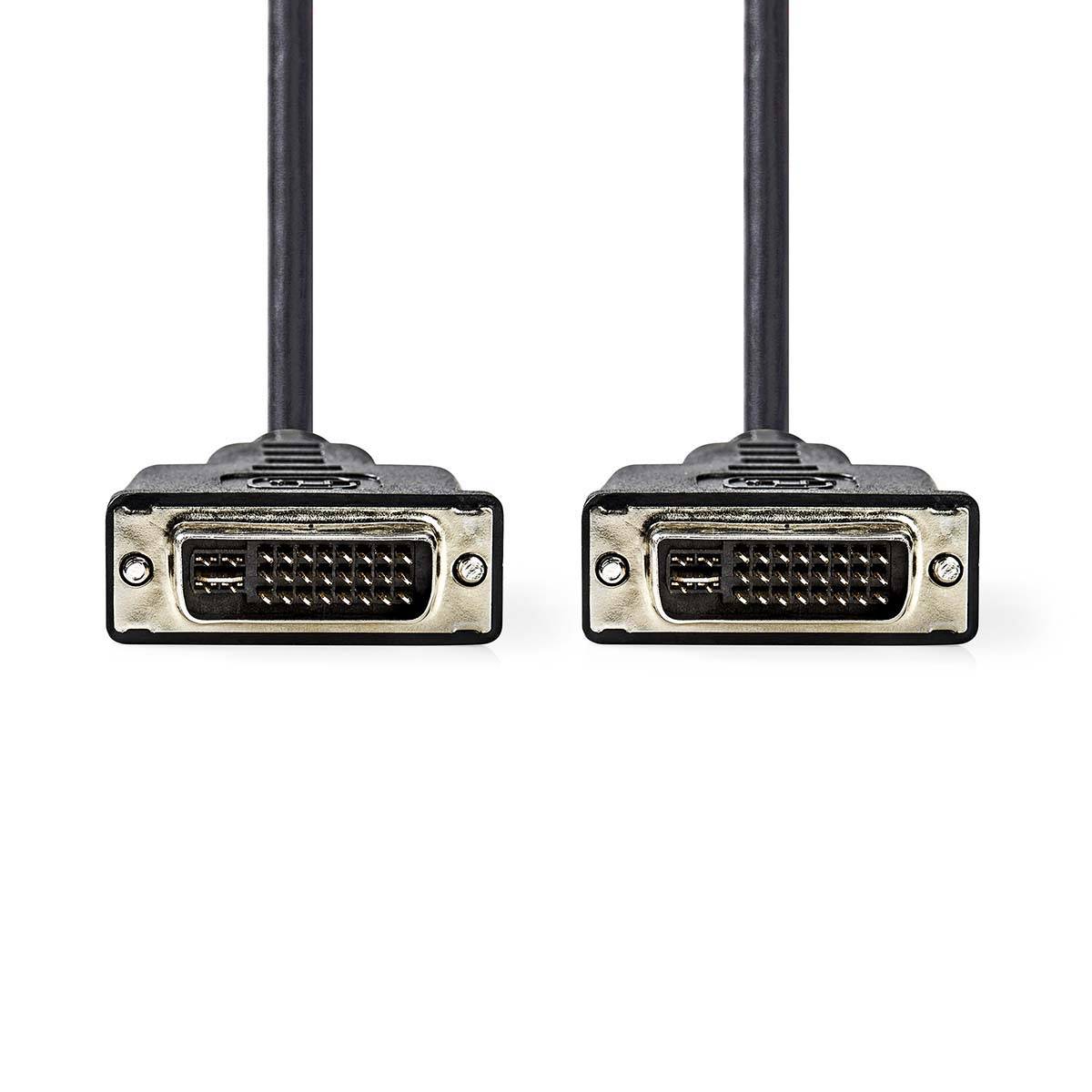 DVI-I Dual Link monitor kabel / zwart - 2 meter-0