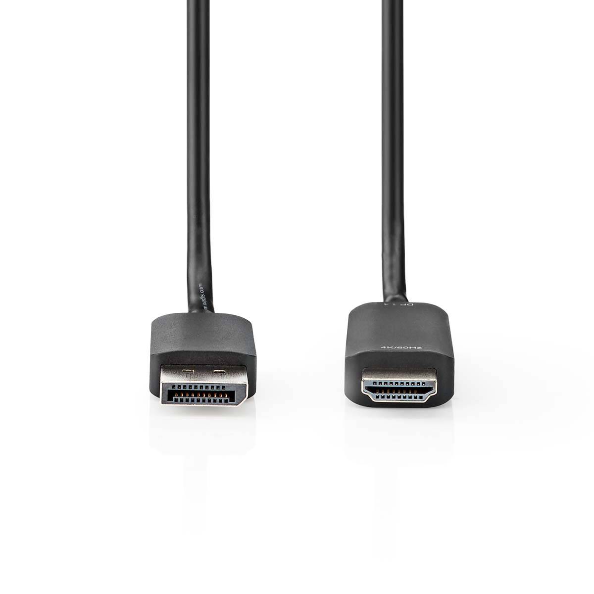 Nedis DisplayPort naar HDMI kabel | 4K 60Hz + HDR | 2 meter-0
