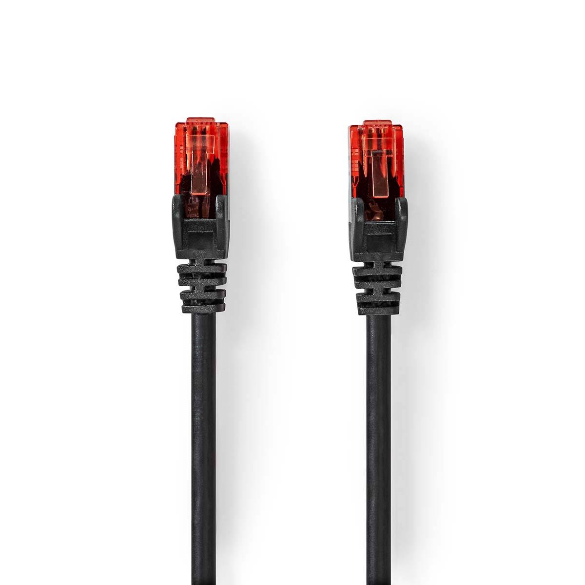 CAT6 Netwerkkabel | RJ45 Male | RJ45 Male | U/UTP | 20.0 m | Buitenshuis | Rond | PVC | Zwart | Doos-1