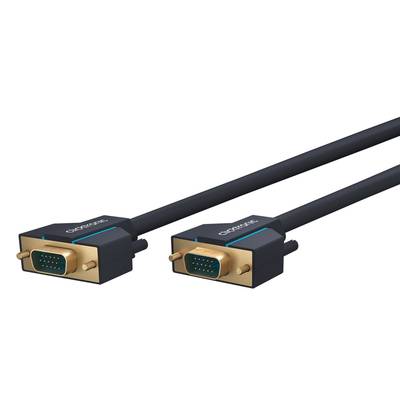 Clicktronic VGA-Kabel Premium-Kabel | 1x VGA-Stecker  1x VGA-Stecker | 5,0 m | SXGA @ 75 Hz 5 m
