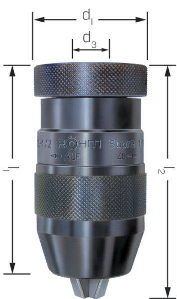Snelspanboorhouder Supra I 0-10mm B12 RÖHM