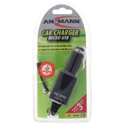 Ansmann Carcharger Micro USB autolader