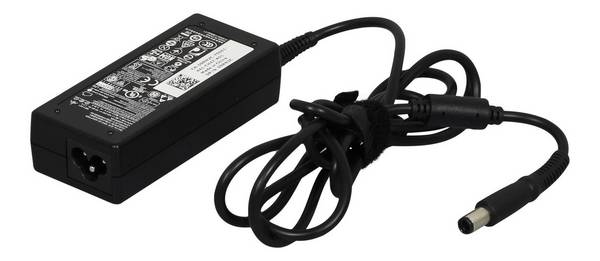 Dell ASSY AC-adapter, 65W, 19,5V, 2-pins, cilindervormig, bevat losse adapter (onderdeelnummer XD759), C7-netsnoer (geen