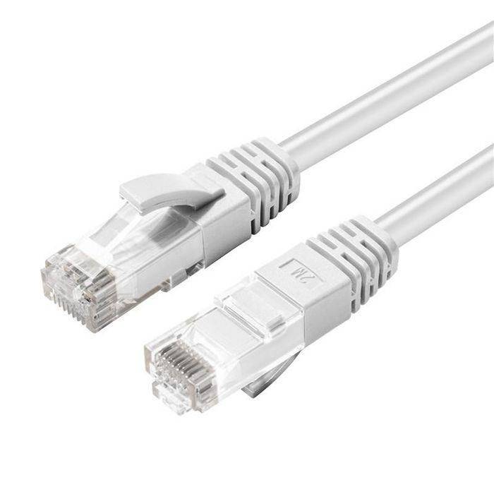 U/UTP CAT5e 3M witte PVC niet-afgeschermde netwerkkabel-0