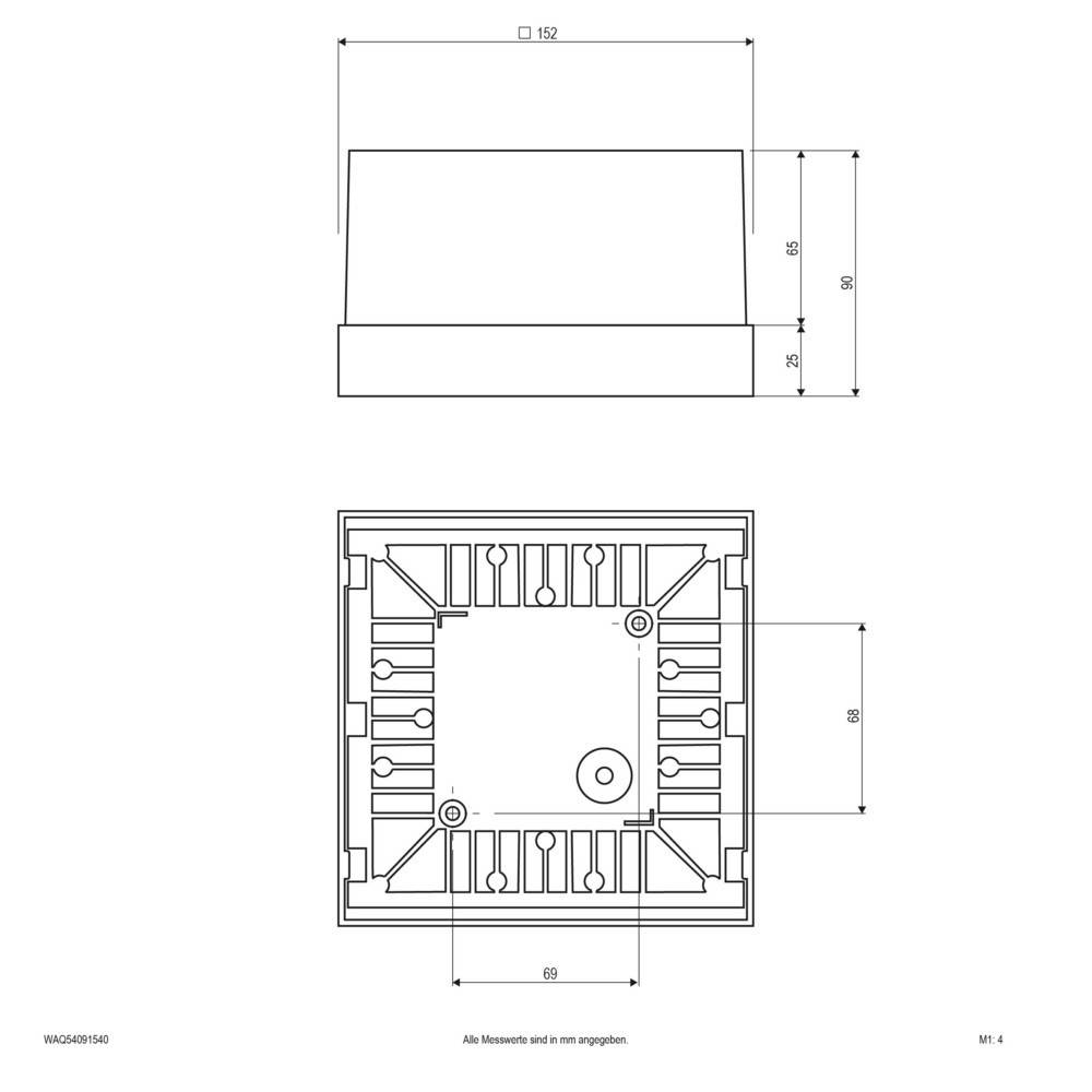 EVN WAQ54091540 WAQ54091540 LED-buitenlamp (wand) LED 9 W Antraciet-1