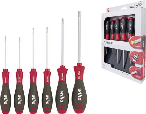 Wiha  Schroevendraaierset Werkplaats 6-delig Binnen-Torx