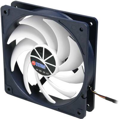 Titan Kukri-series ventilator (case fan) voor in de PC met Z-Axis lager - 120 x 120 x 25 mm-0