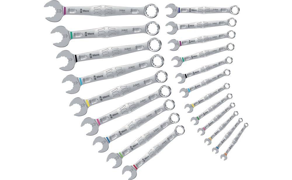 Wera 6003 Joker 22 Set 1 ringsteeksleutelset-0
